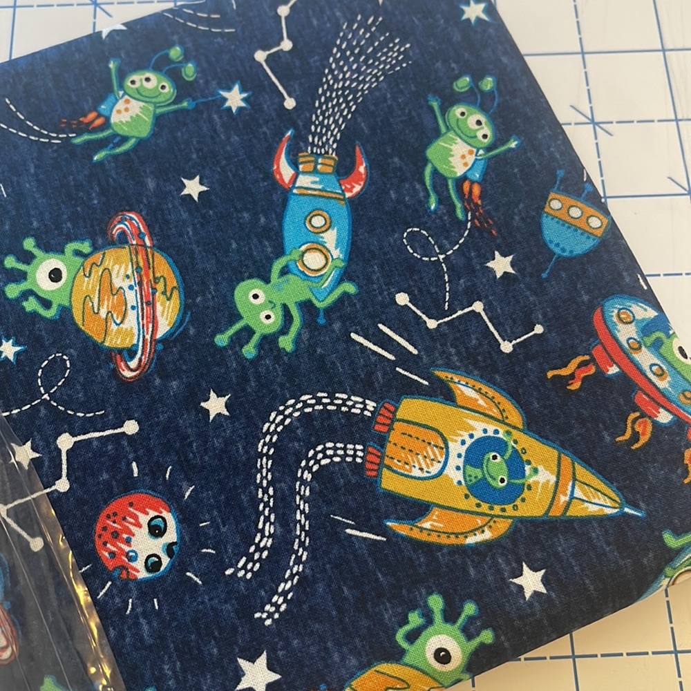 Michael Miller Alien Cotton Fabric 2 Yard Piece